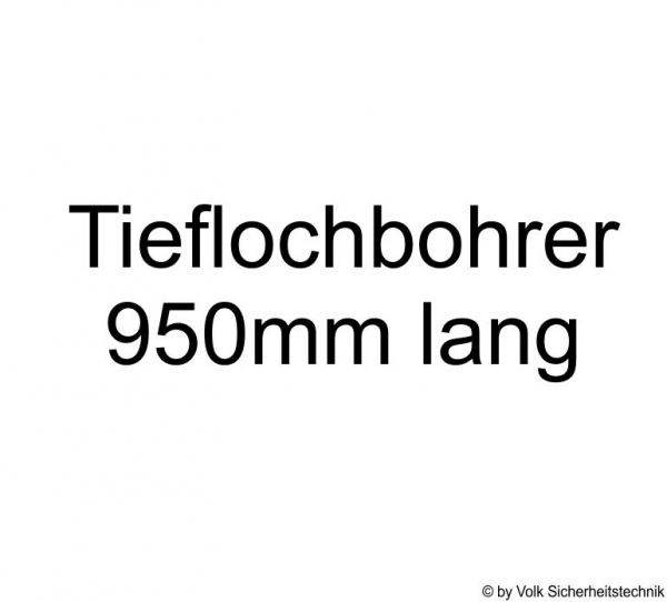 DBB-Fräsvorrichtung Zubehör: Tieflochbohrer 950mm lang