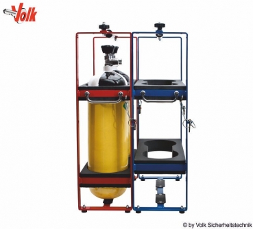 Druckluftflaschen-Transportbehälter "Volk-System" 142mm