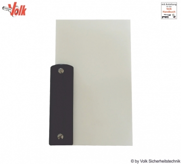 Latch Opening Card with Half Handle - Lengthwise Ø0.5mm